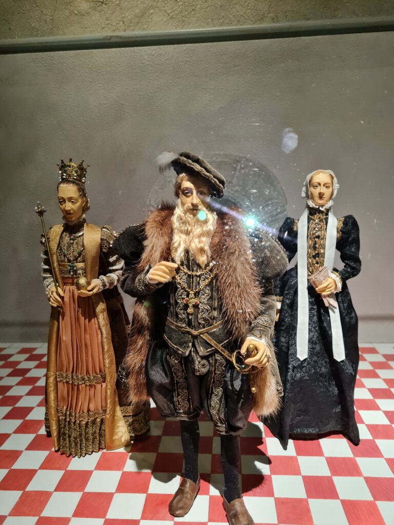 Kungar och drottningar miniatyr från Uppsala slott